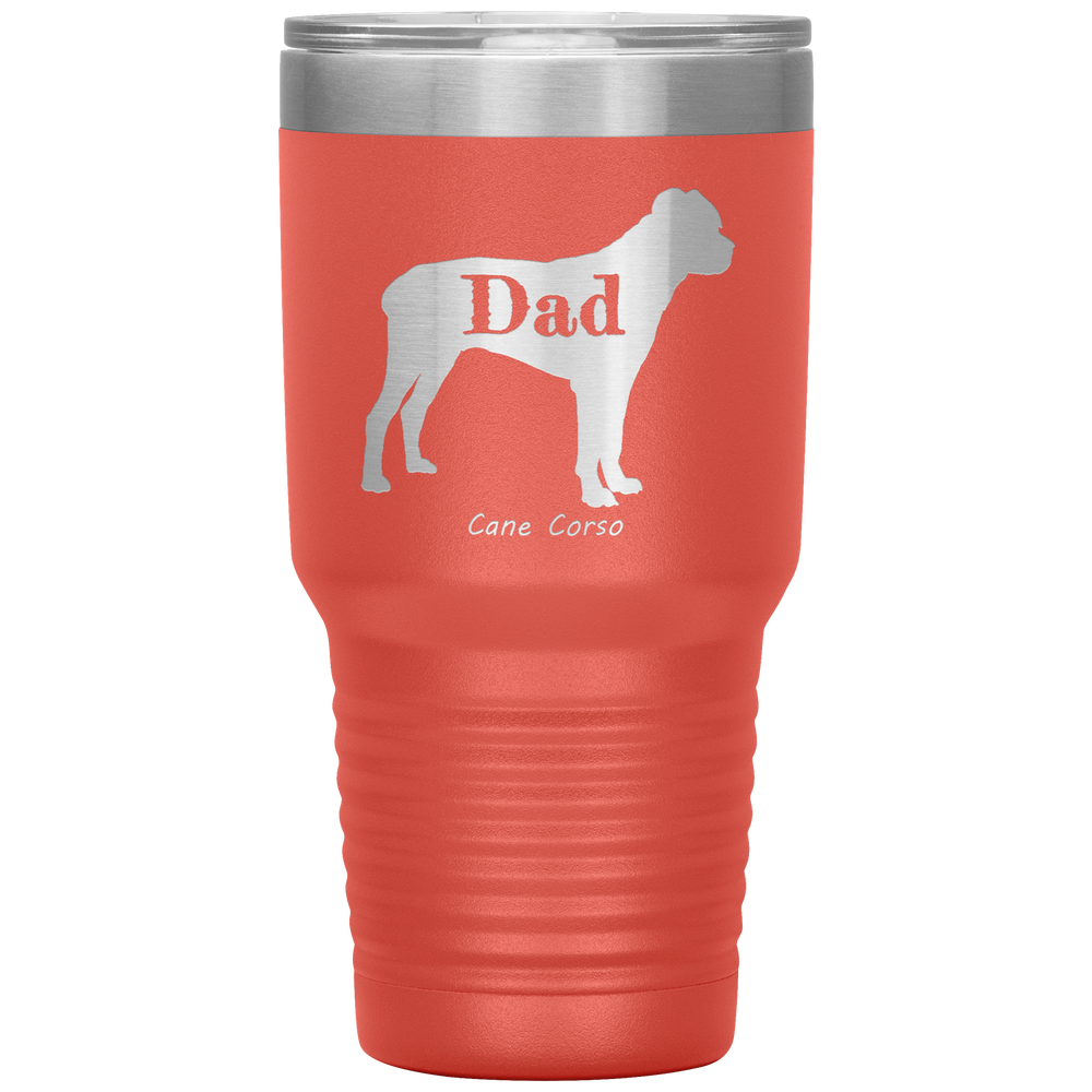 Cane Corso Dad Silhouette 30 Oz. Tumbler