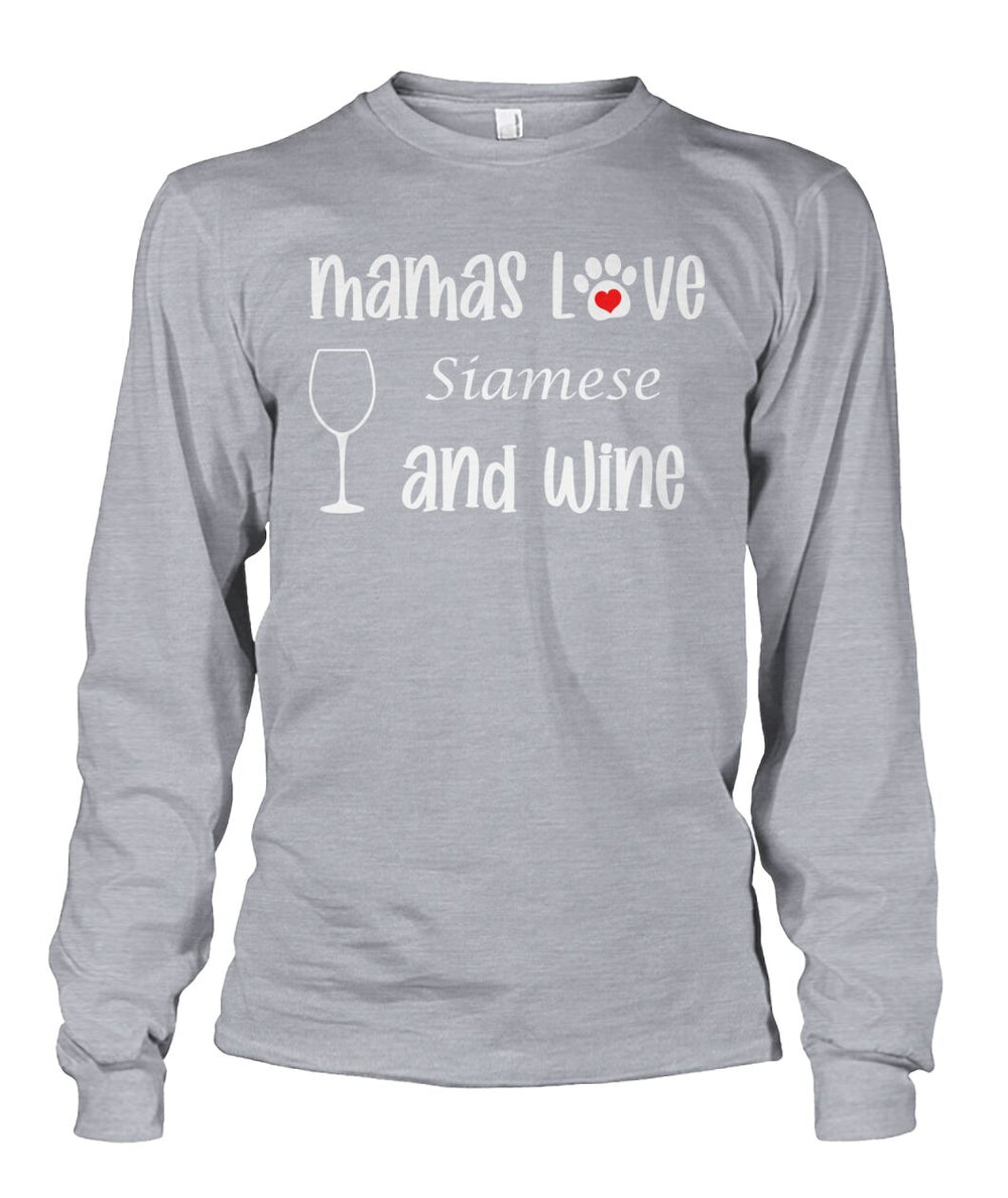 Mamas Love Siamese and Wine