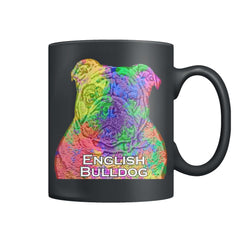 English Bulldog Watercolor Mug