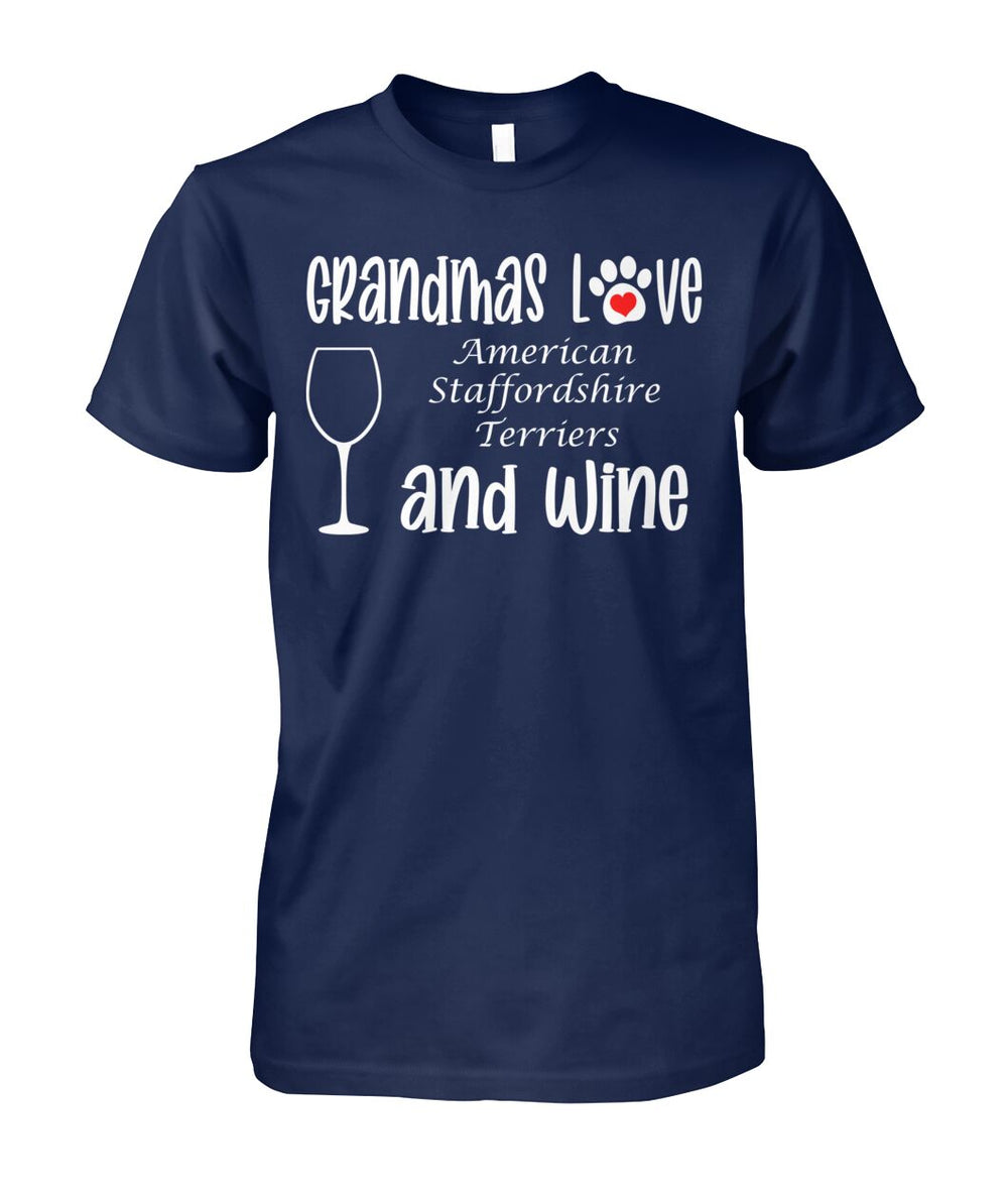 Grandmas Love American Staffordshire Terriers and Wine
