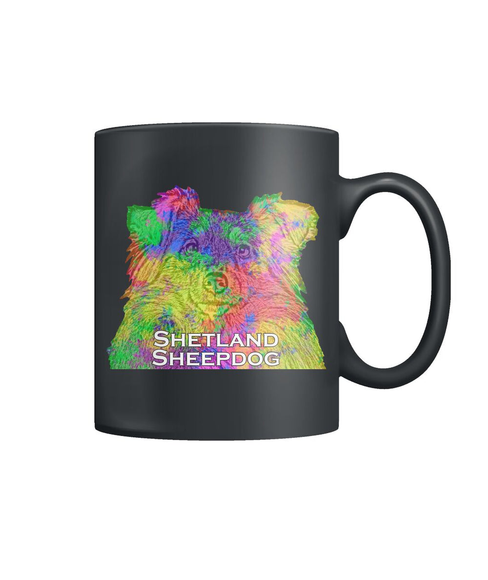 Shetland Sheepdog Watercolor Mug