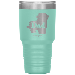 Multipoo Dad Silhouette 30 Oz. Tumbler