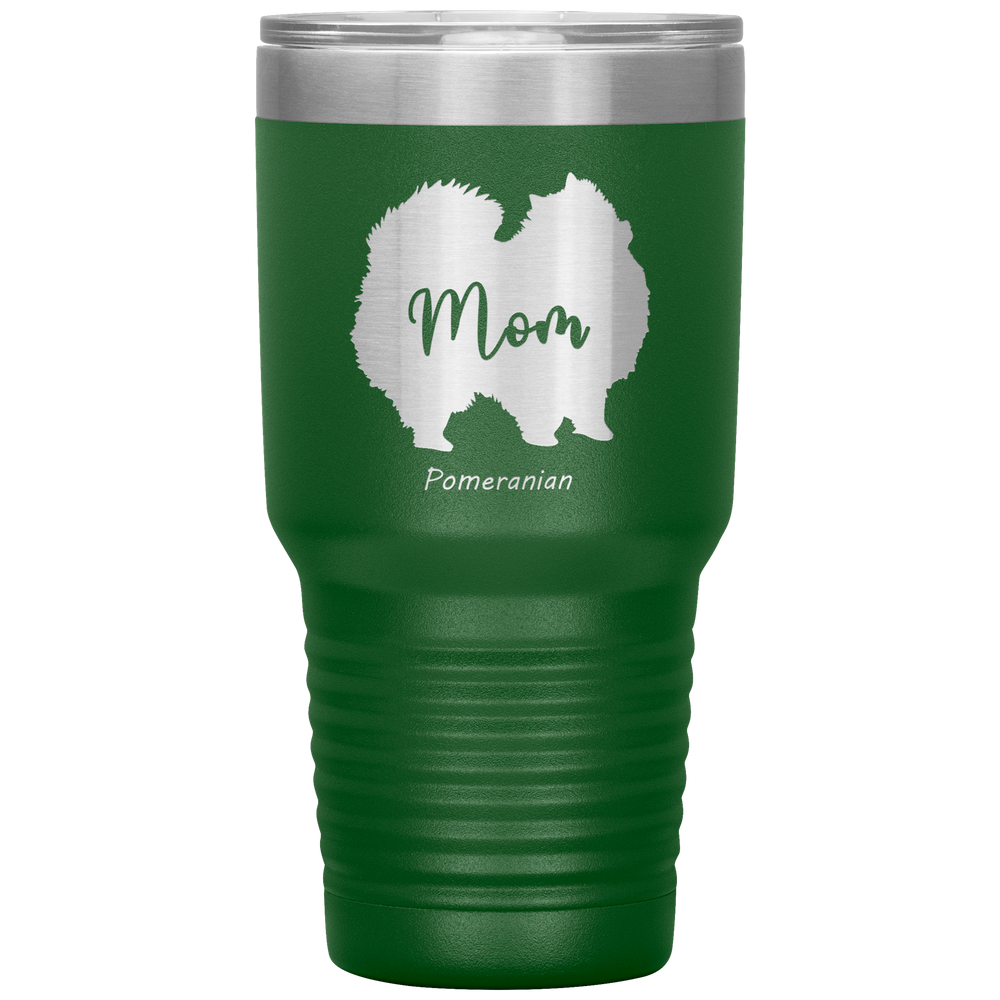 Pomeranian Mom Silhouette 30 Oz. Tumbler