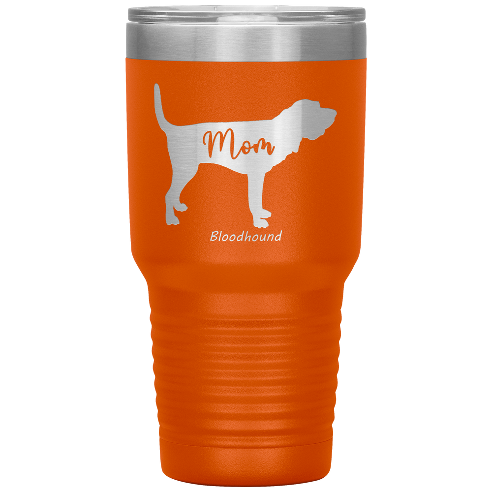 Bloodhound Mom Silhouette 30 Oz. Tumbler