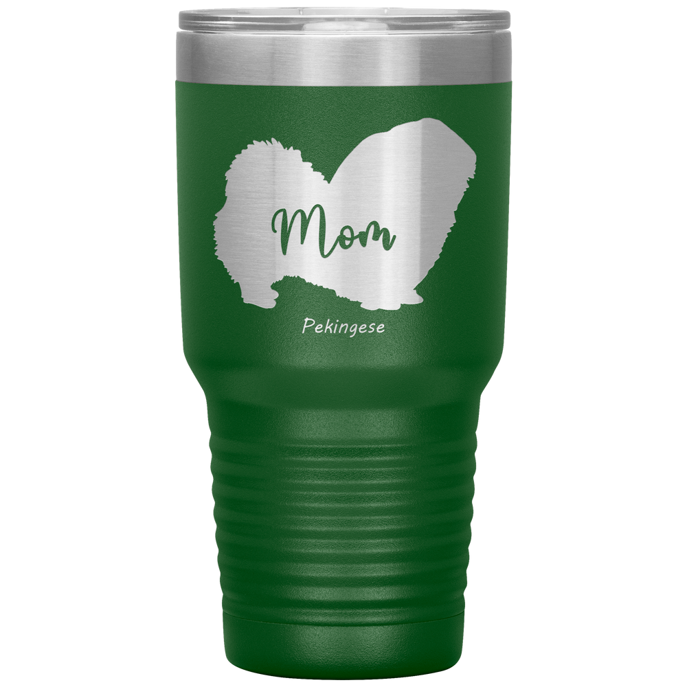 Pekingese Mom Silhouette 30 Oz. Tumbler