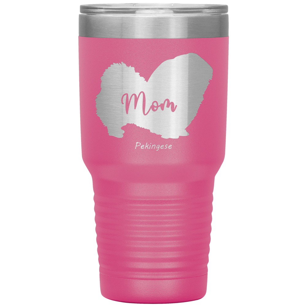 Pekingese Mom Silhouette 30 Oz. Tumbler