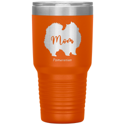 Pomeranian Mom Silhouette 30 Oz. Tumbler