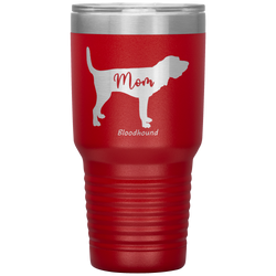 Bloodhound Mom Silhouette 30 Oz. Tumbler