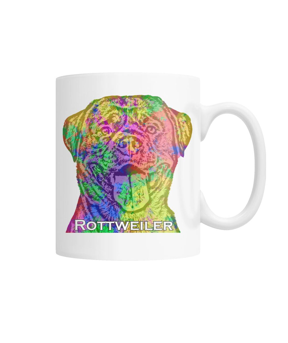 Rottweiler Watercolor Mug