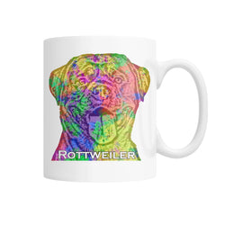 Rottweiler Watercolor Mug