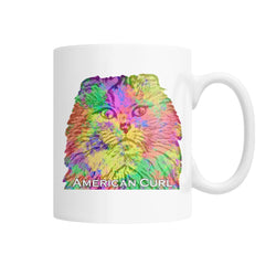 American Curl Watercolor Coffee Mug