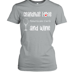 Grandmas Love American Curls and Wine
