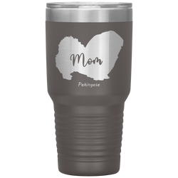 Pekingese Mom Silhouette 30 Oz. Tumbler