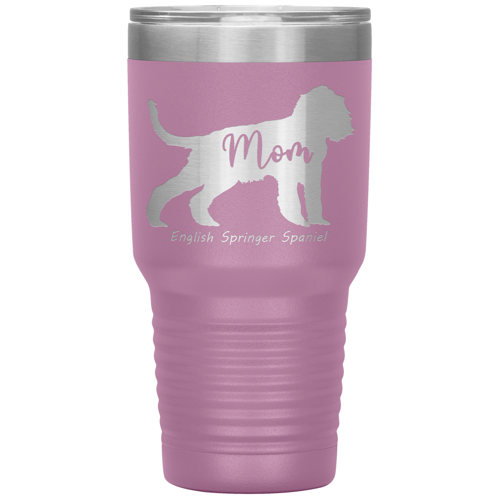 English Springer Spaniel Mom Silhouette 30 Oz. Tumbler