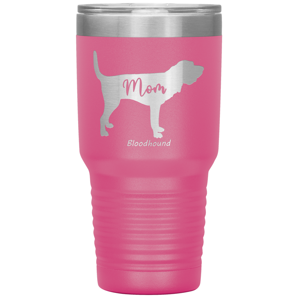 Bloodhound Mom Silhouette 30 Oz. Tumbler