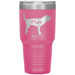 Bloodhound Mom Silhouette 30 Oz. Tumbler