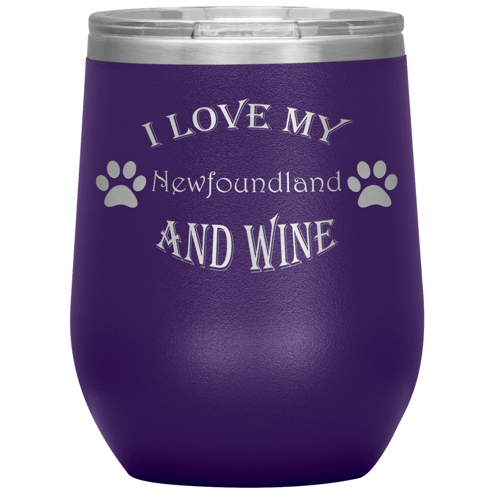 I Love My Newfoundland and Wine