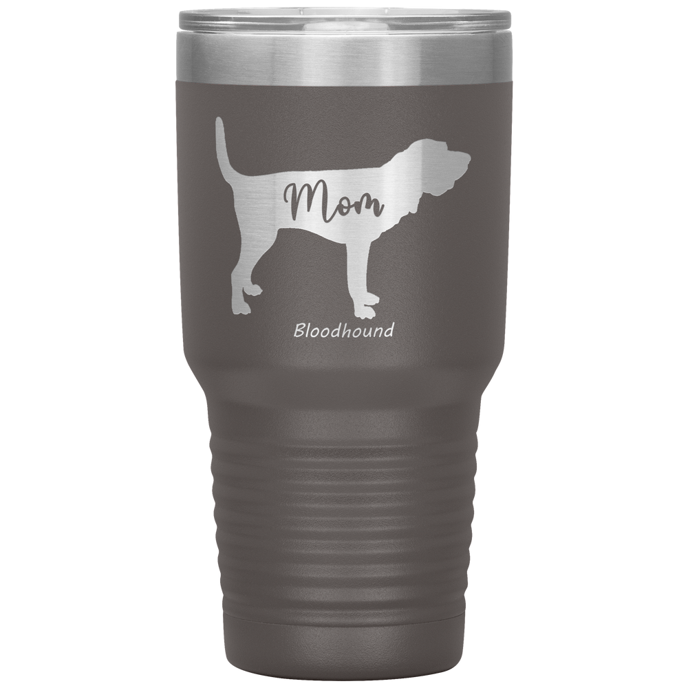 Bloodhound Mom Silhouette 30 Oz. Tumbler