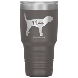 Bloodhound Mom Silhouette 30 Oz. Tumbler