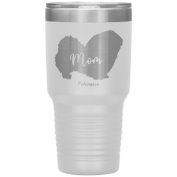 Pekingese Mom Silhouette 30 Oz. Tumbler