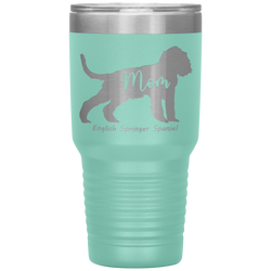 English Springer Spaniel Mom Silhouette 30 Oz. Tumbler