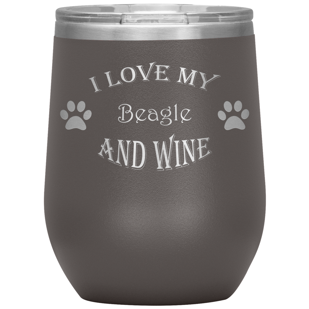 I Love My Beagle and Wine