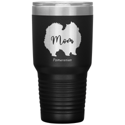 Pomeranian Mom Silhouette 30 Oz. Tumbler