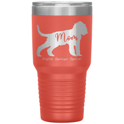 English Springer Spaniel Mom Silhouette 30 Oz. Tumbler