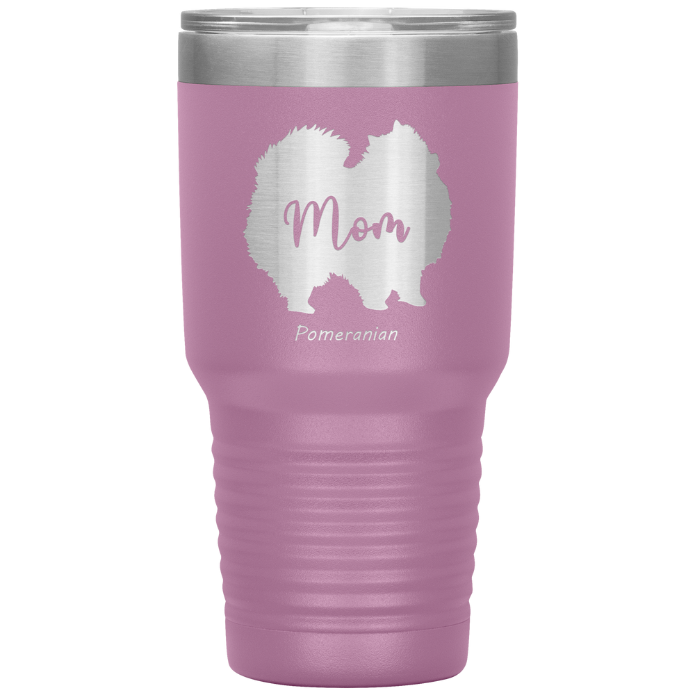 Pomeranian Mom Silhouette 30 Oz. Tumbler