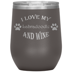 I Love My Labradoodle and Wine