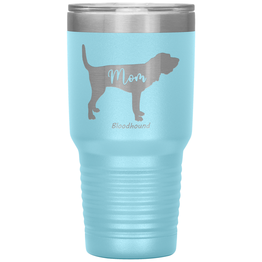 Bloodhound Mom Silhouette 30 Oz. Tumbler