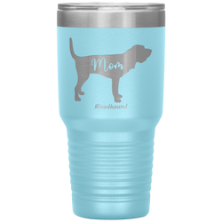 Bloodhound Mom Silhouette 30 Oz. Tumbler