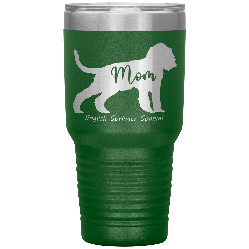 English Springer Spaniel Mom Silhouette 30 Oz. Tumbler