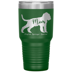 English Springer Spaniel Mom Silhouette 30 Oz. Tumbler