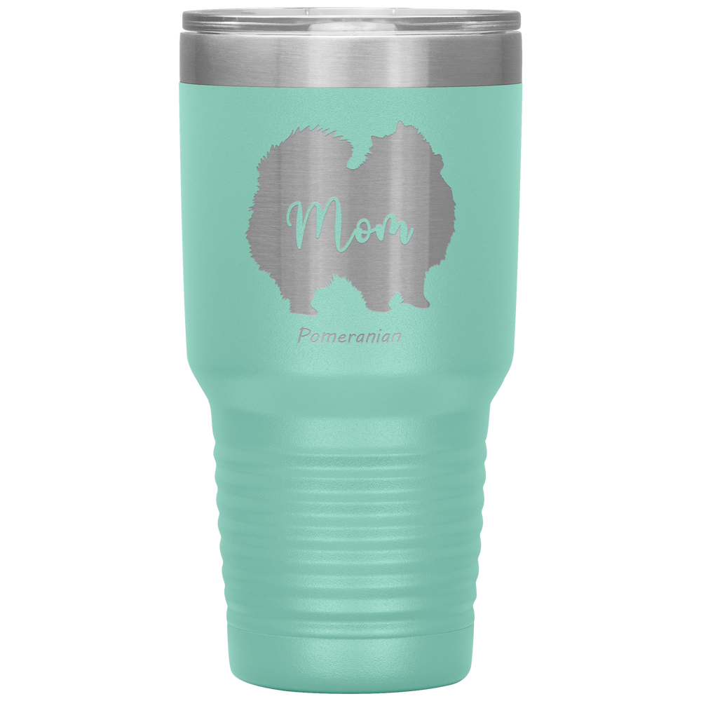 Pomeranian Mom Silhouette 30 Oz. Tumbler