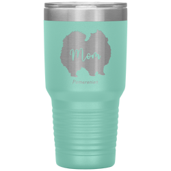 Pomeranian Mom Silhouette 30 Oz. Tumbler