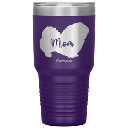 Pekingese Mom Silhouette 30 Oz. Tumbler