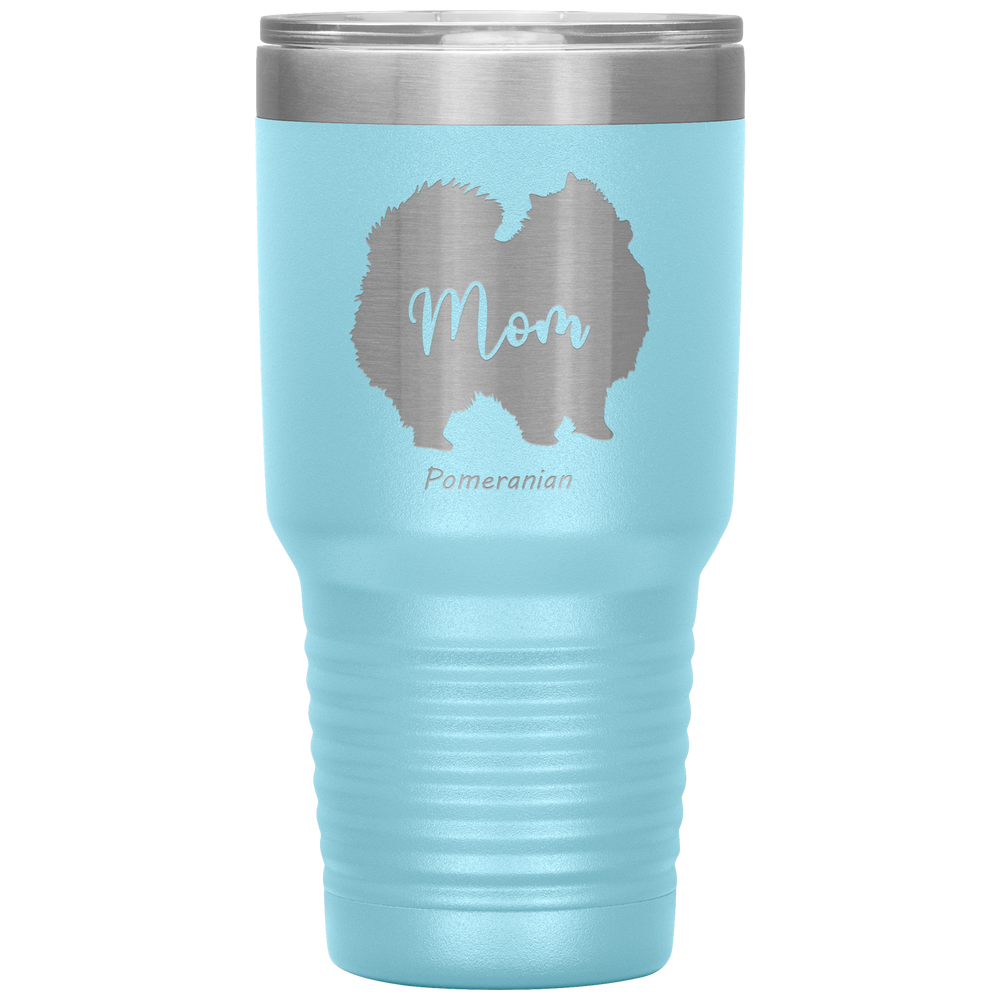 Pomeranian Mom Silhouette 30 Oz. Tumbler