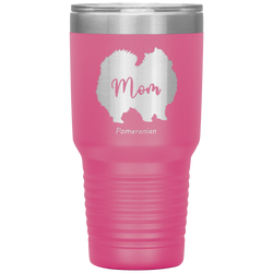 Pomeranian Mom Silhouette 30 Oz. Tumbler