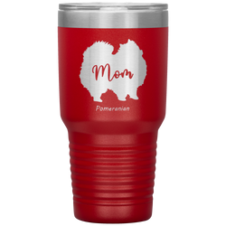 Pomeranian Mom Silhouette 30 Oz. Tumbler