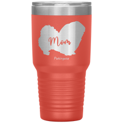 Pekingese Mom Silhouette 30 Oz. Tumbler